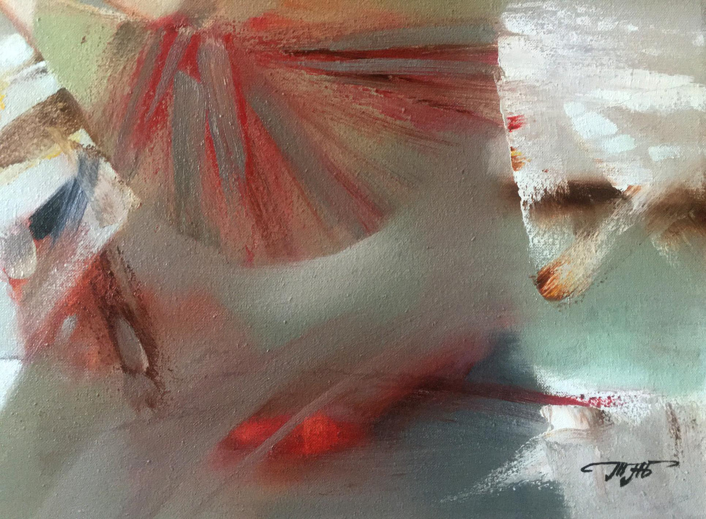 Abstract oil painting Morning Anatoly Tarabanov