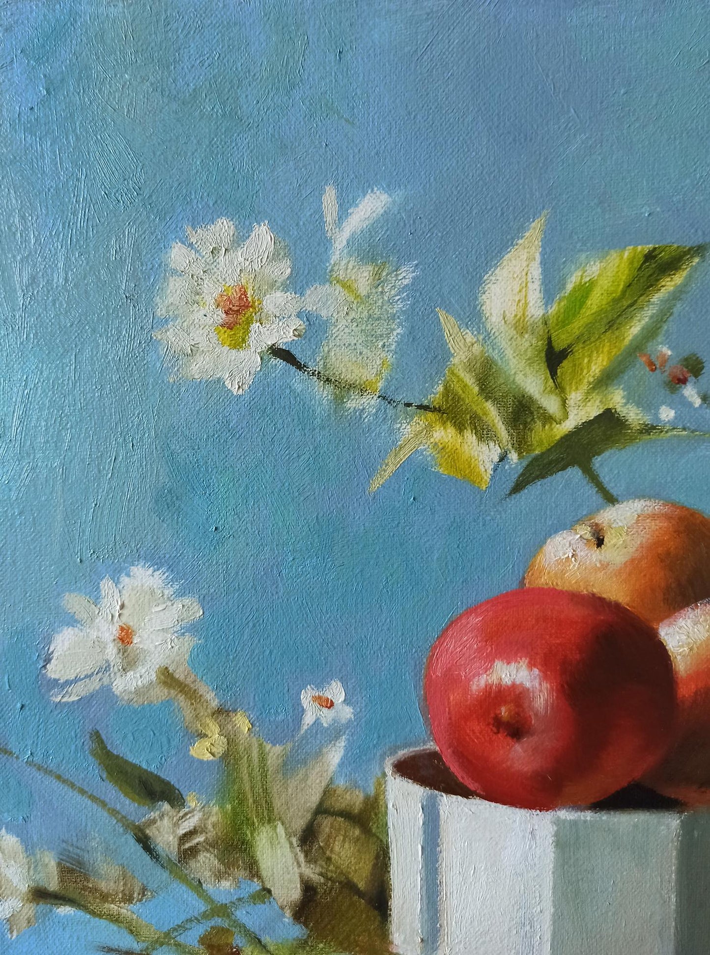 Abstract oil painting Harvest Refreshment Anatoly Tarabanov