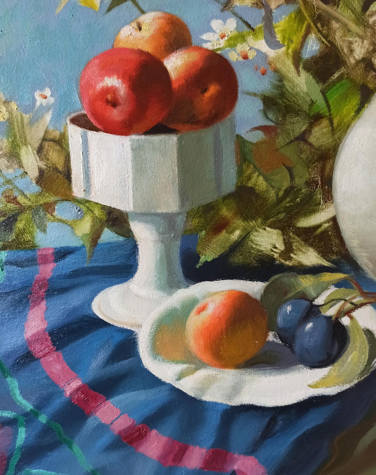 Abstract oil painting Harvest Refreshment Anatoly Tarabanov