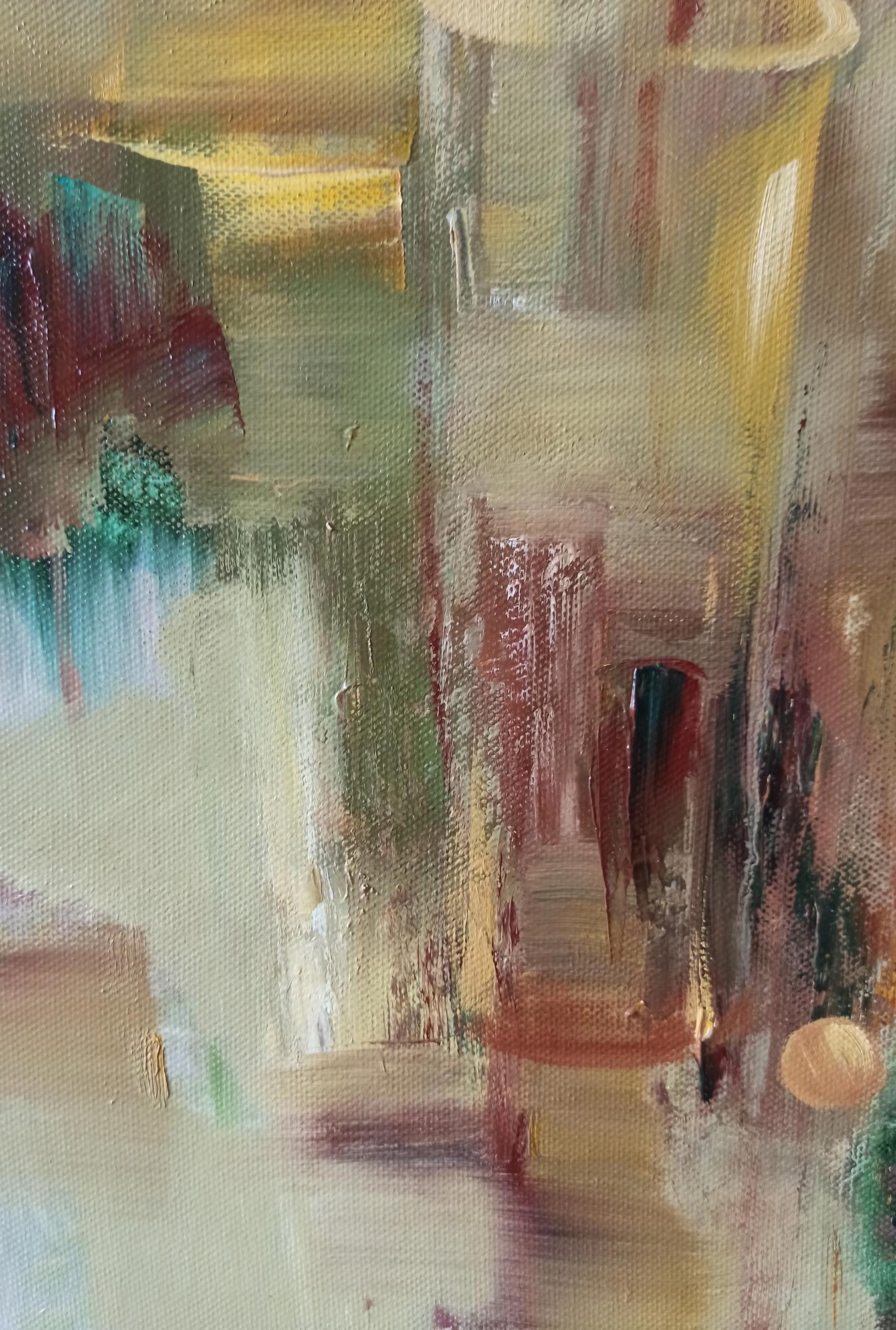 Abstract oil painting Bounty of the Table Anatoly Tarabanov