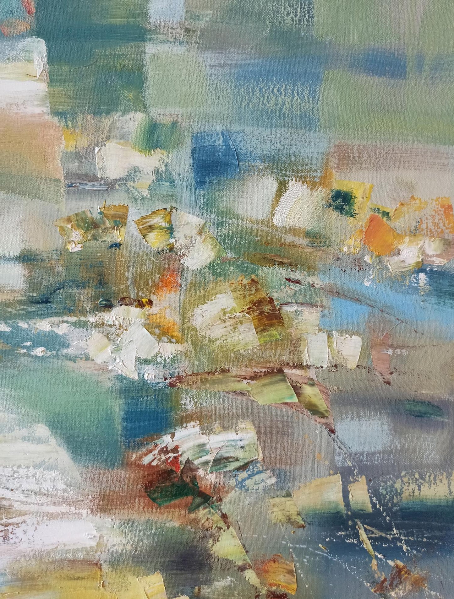 Abstract oil painting Melodic Mirage Anatoly Tarabanov
