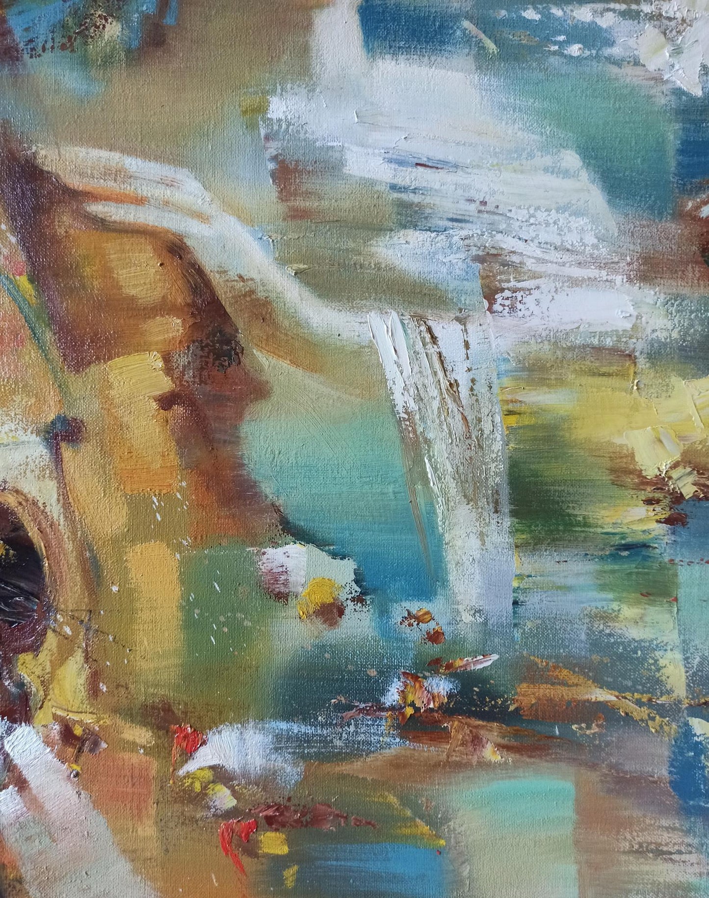 Abstract oil painting Melodic Mirage Anatoly Tarabanov