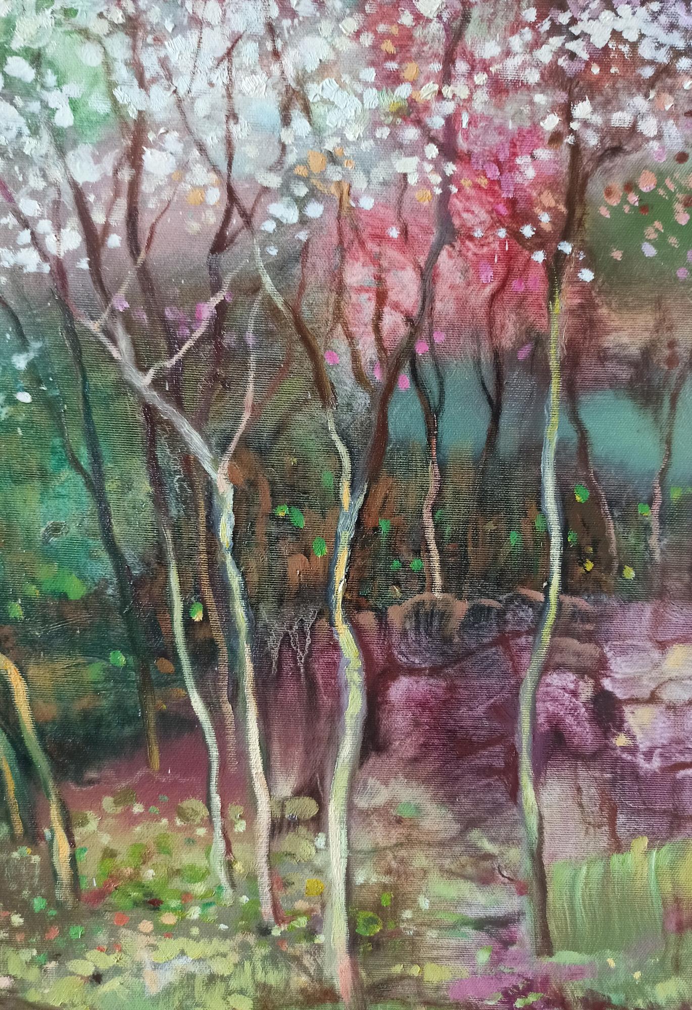 Abstract oil painting Springtime Splendor Anatoly Tarabanov
