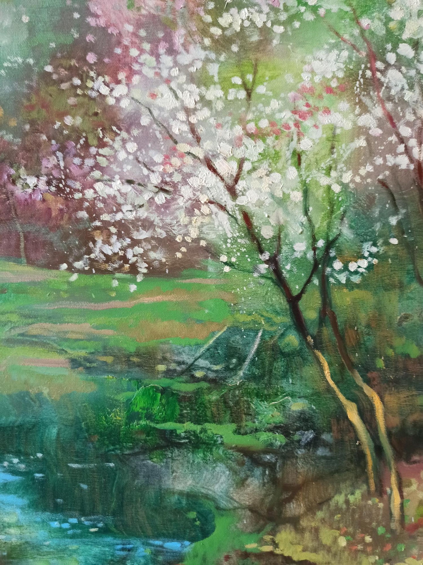 Abstract oil painting Springtime Splendor Anatoly Tarabanov