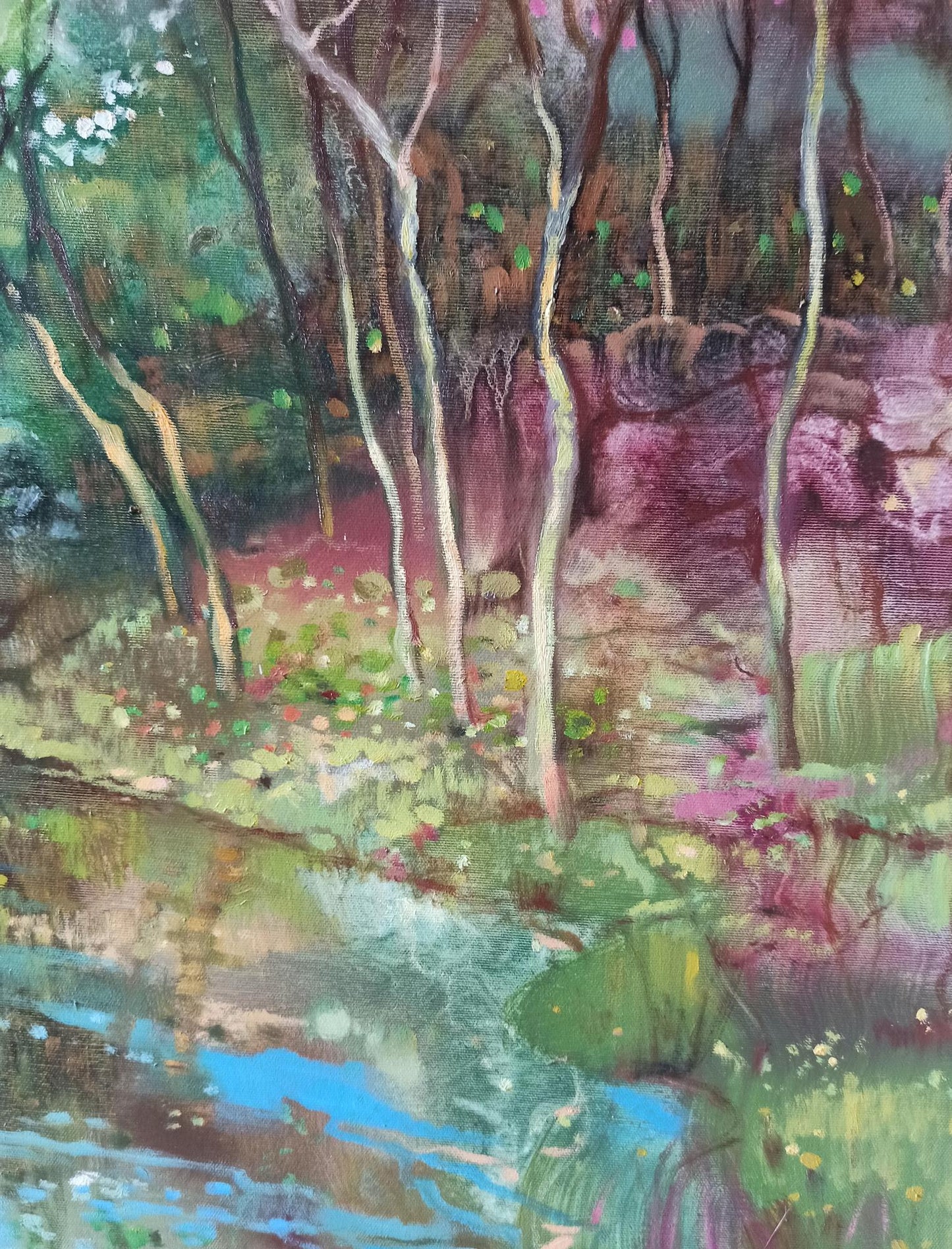 Abstract oil painting Springtime Splendor Anatoly Tarabanov