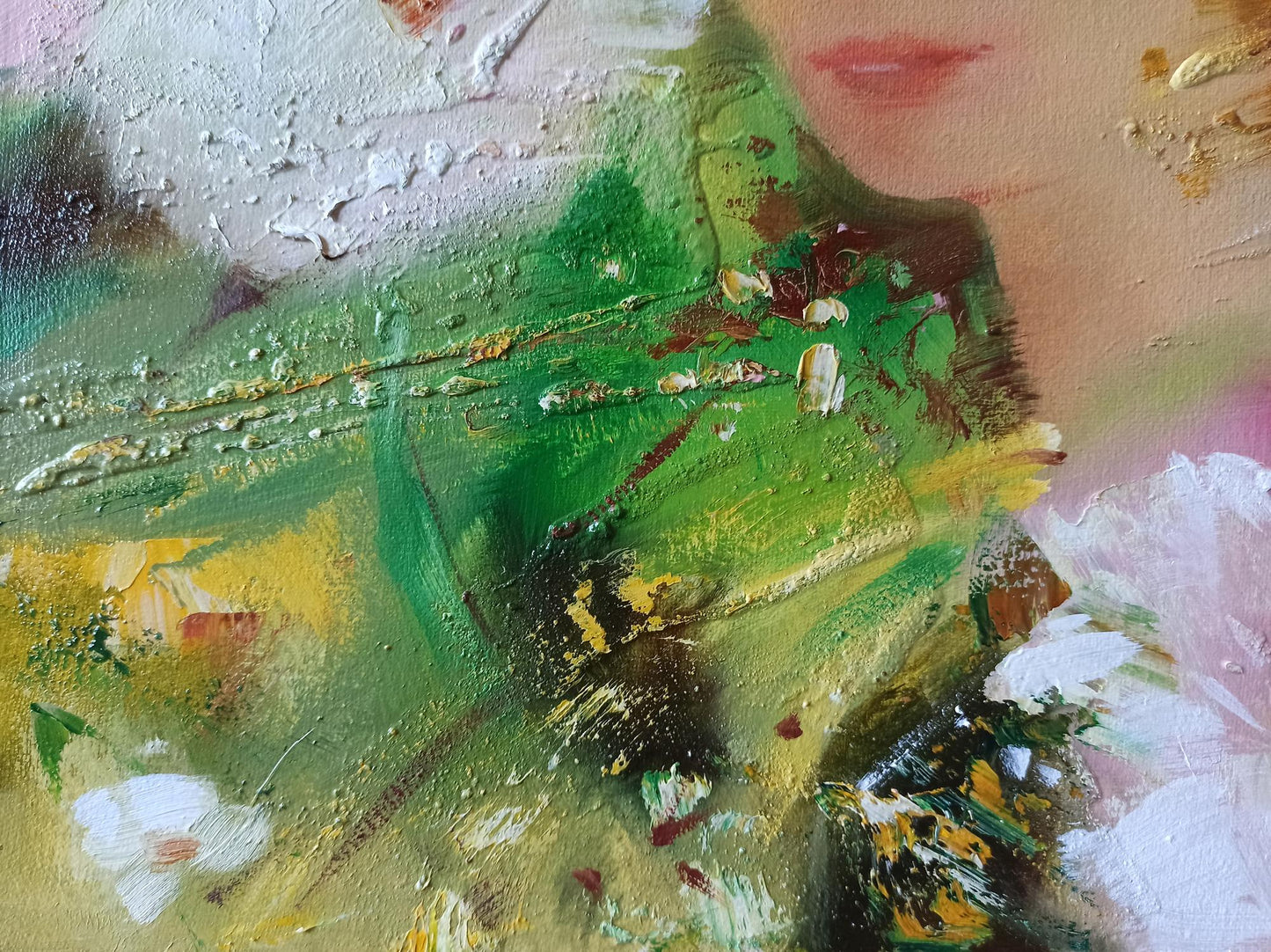 Abstract oil painting Garden Delight Anatoly Tarabanov