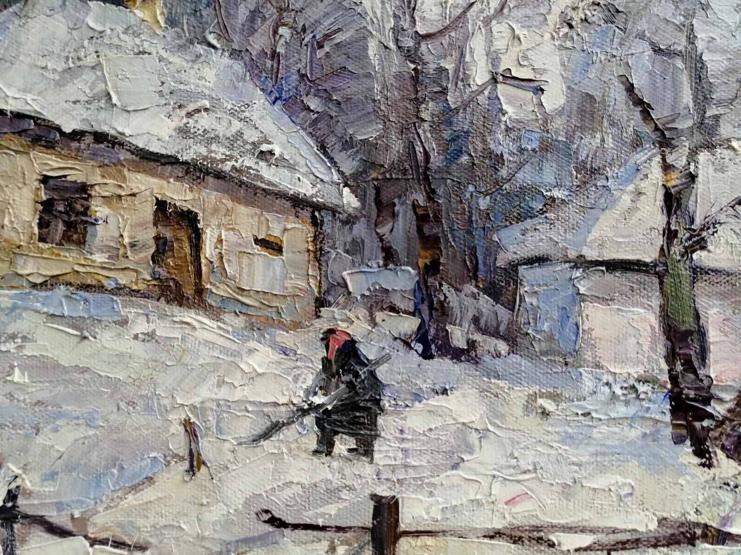 Oil Painting Village