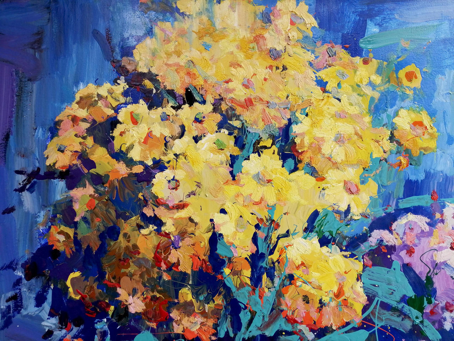 Oil painting still life