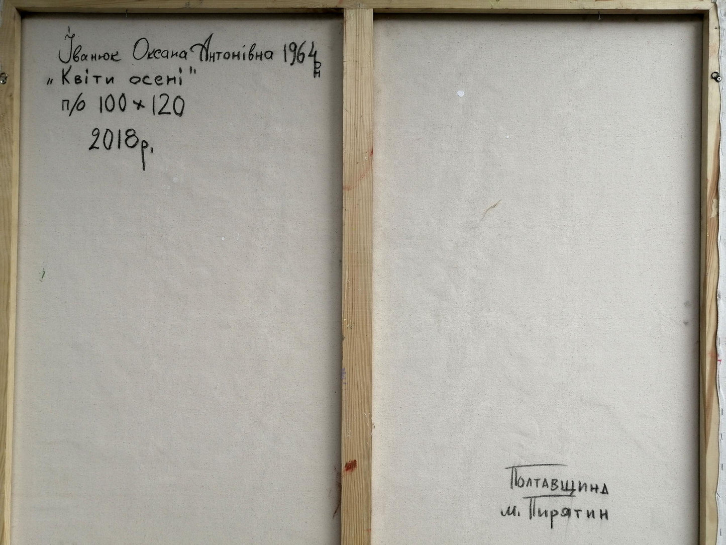 Backdrop of the painting