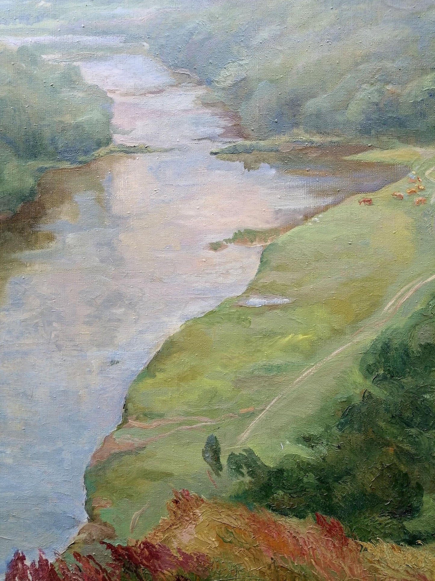 Beside the Shore by Yelena Viktorovna Babentsova: An Oil Masterpiece