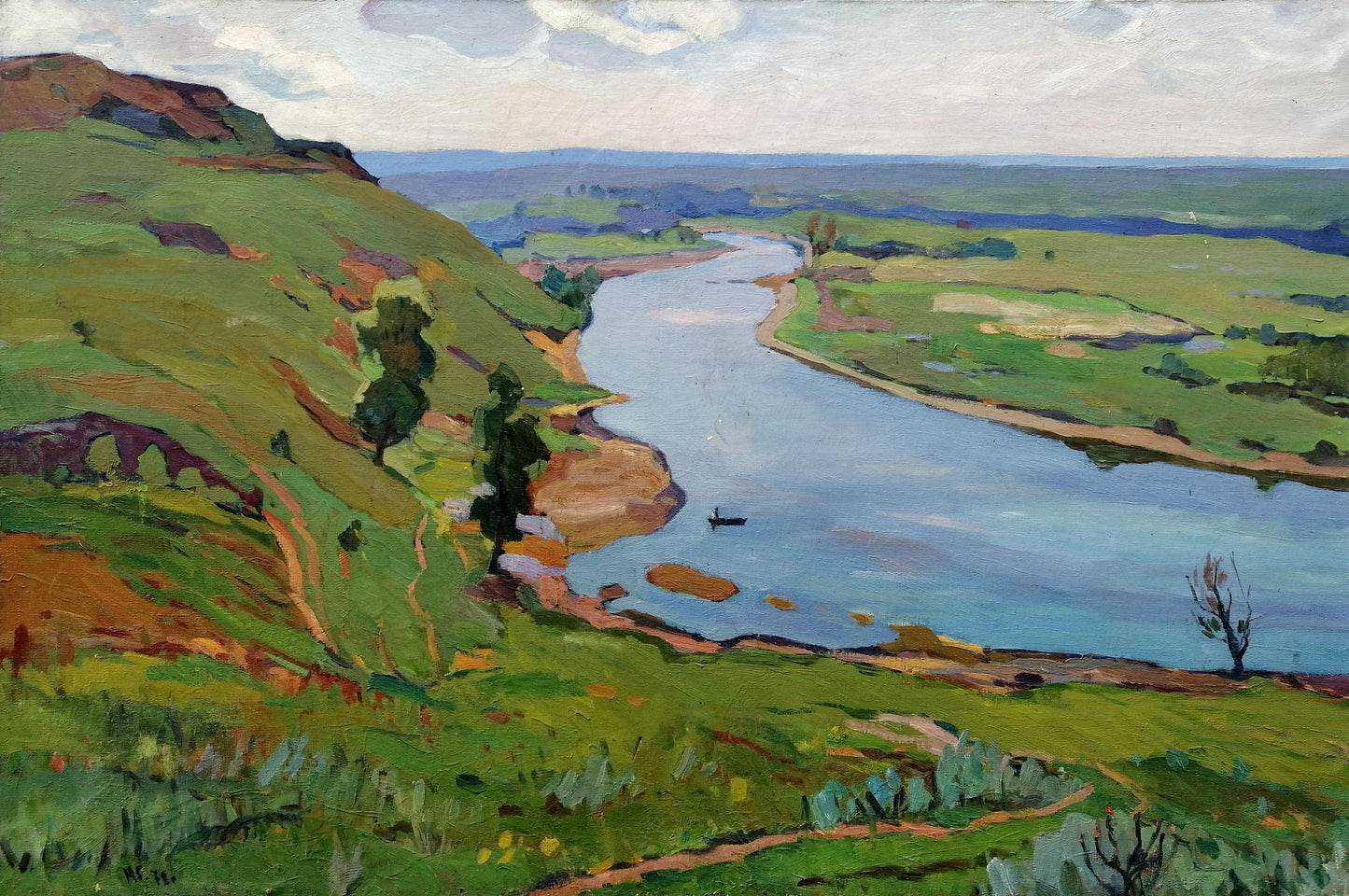 Oil painting It is noon Gantman Moisey Faibovich