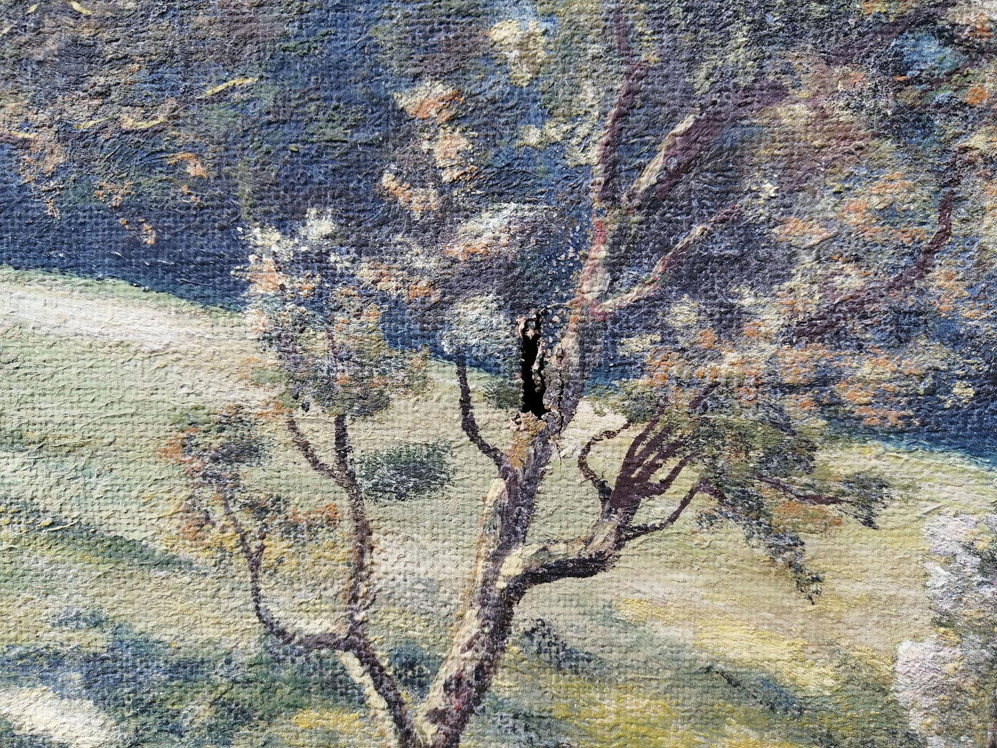 Oil painting Fishing Unknown artist