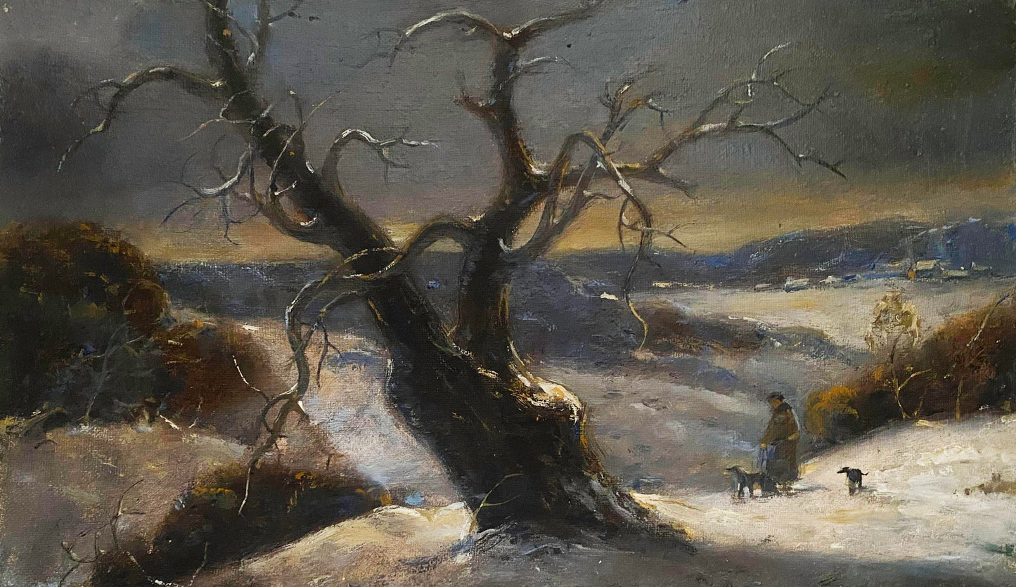 Oil painting Return buy