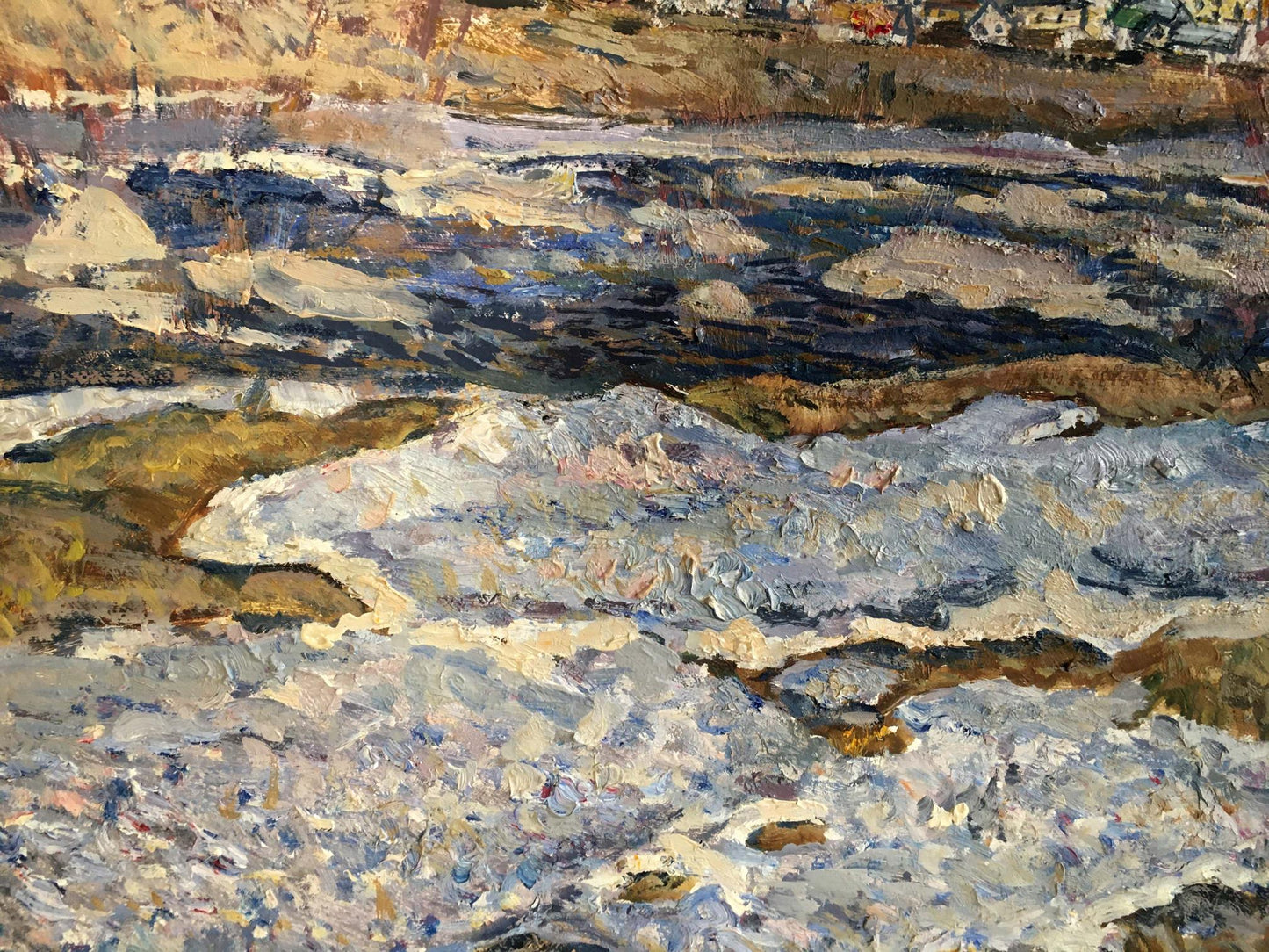Oil painting Autumn day Zvyagintsev Rostislav Mikhailovich