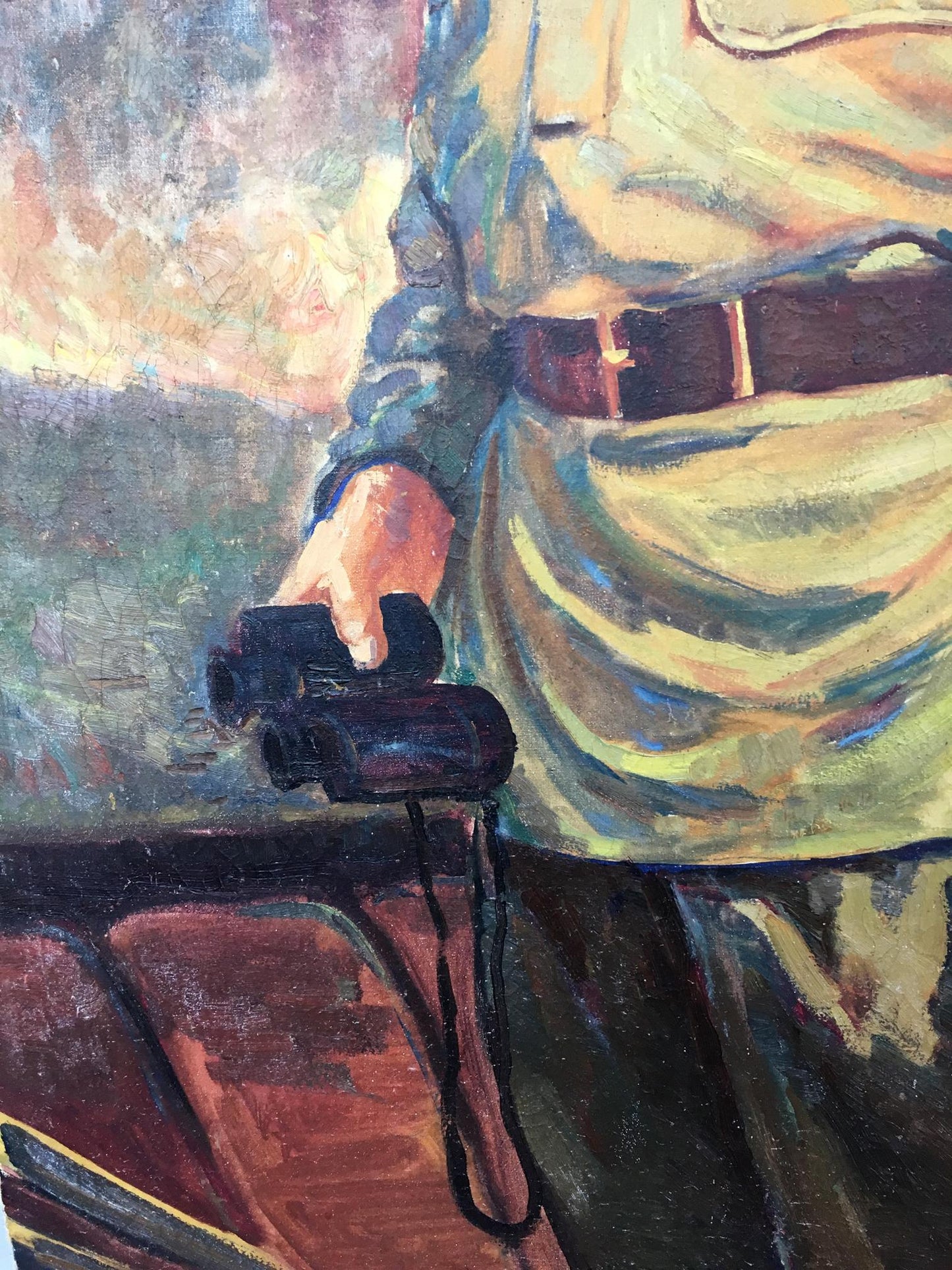 Oil painting Red commander Vinokurova Maria Yakovlevna