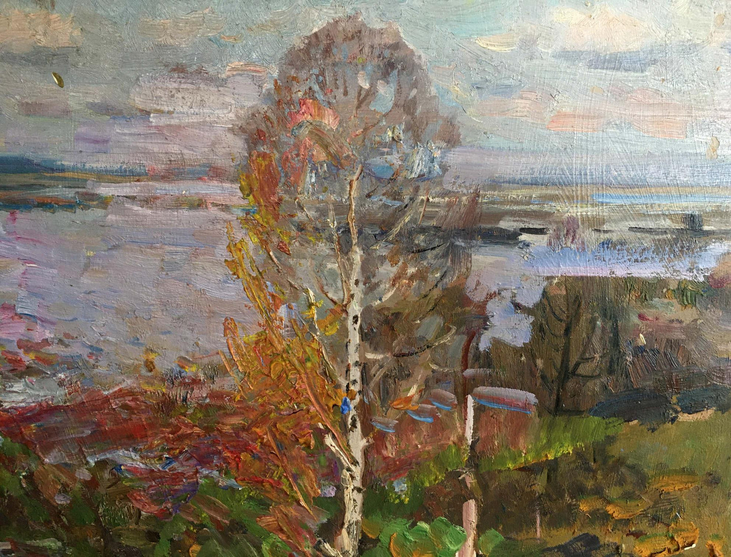 Oil painting Early spring Khodchenko Lev Pavlovich