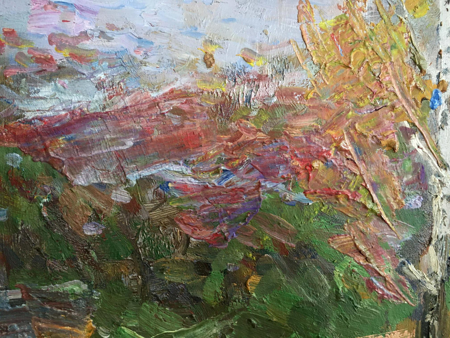 Oil painting Early spring Khodchenko Lev Pavlovich