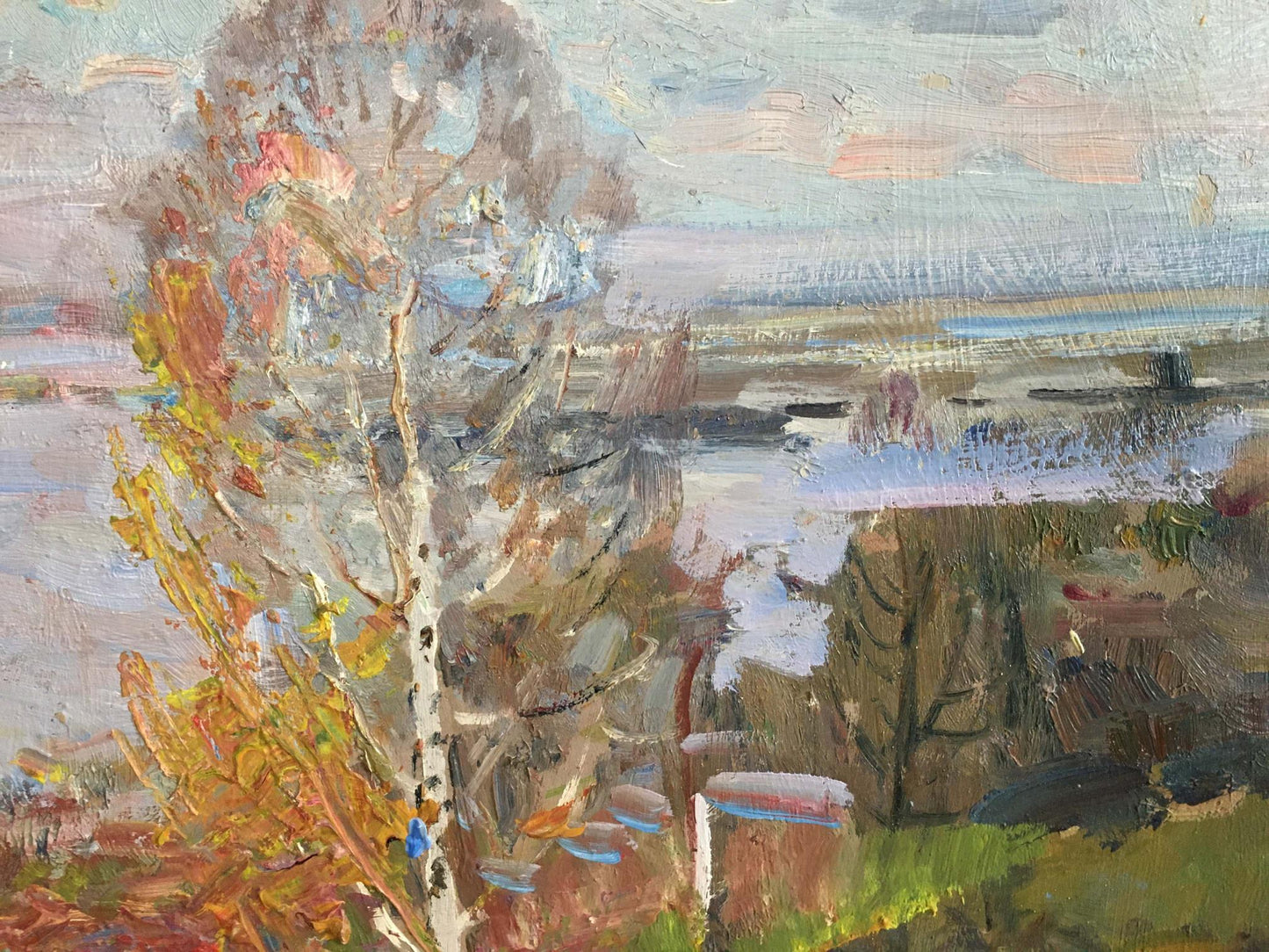 Oil painting Early spring Khodchenko Lev Pavlovich