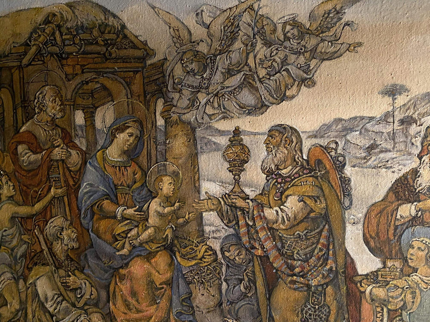 oil religion art