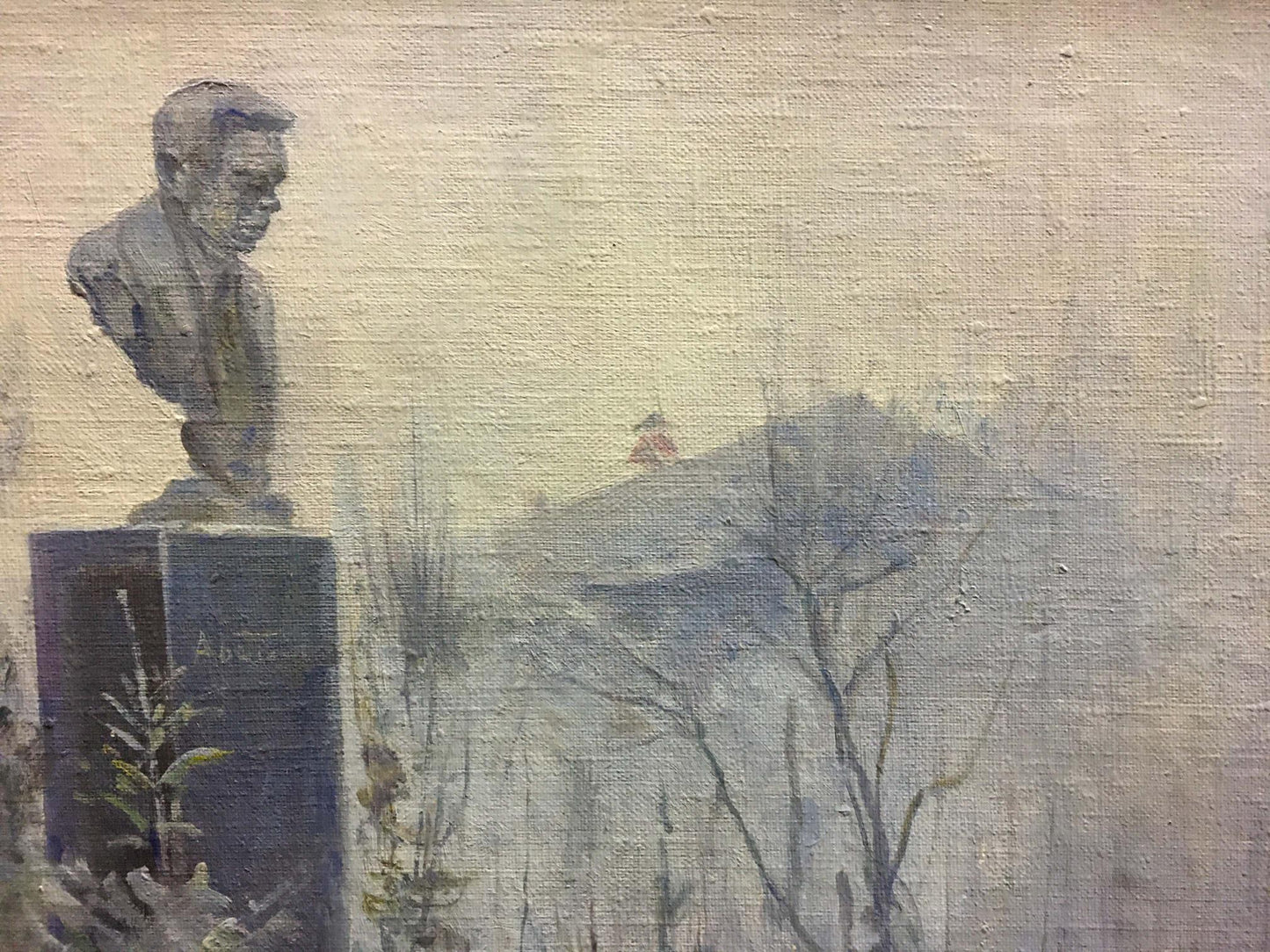 Oil painting Monument to the Bogomolets Konovalyuk Fedor Zotikovich