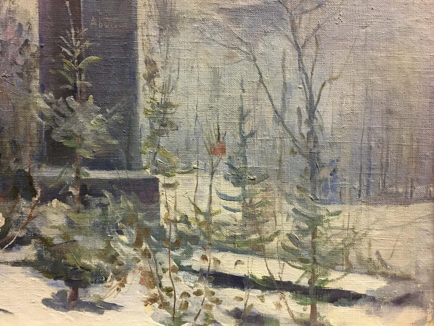 Oil painting Monument to the Bogomolets Konovalyuk Fedor Zotikovich