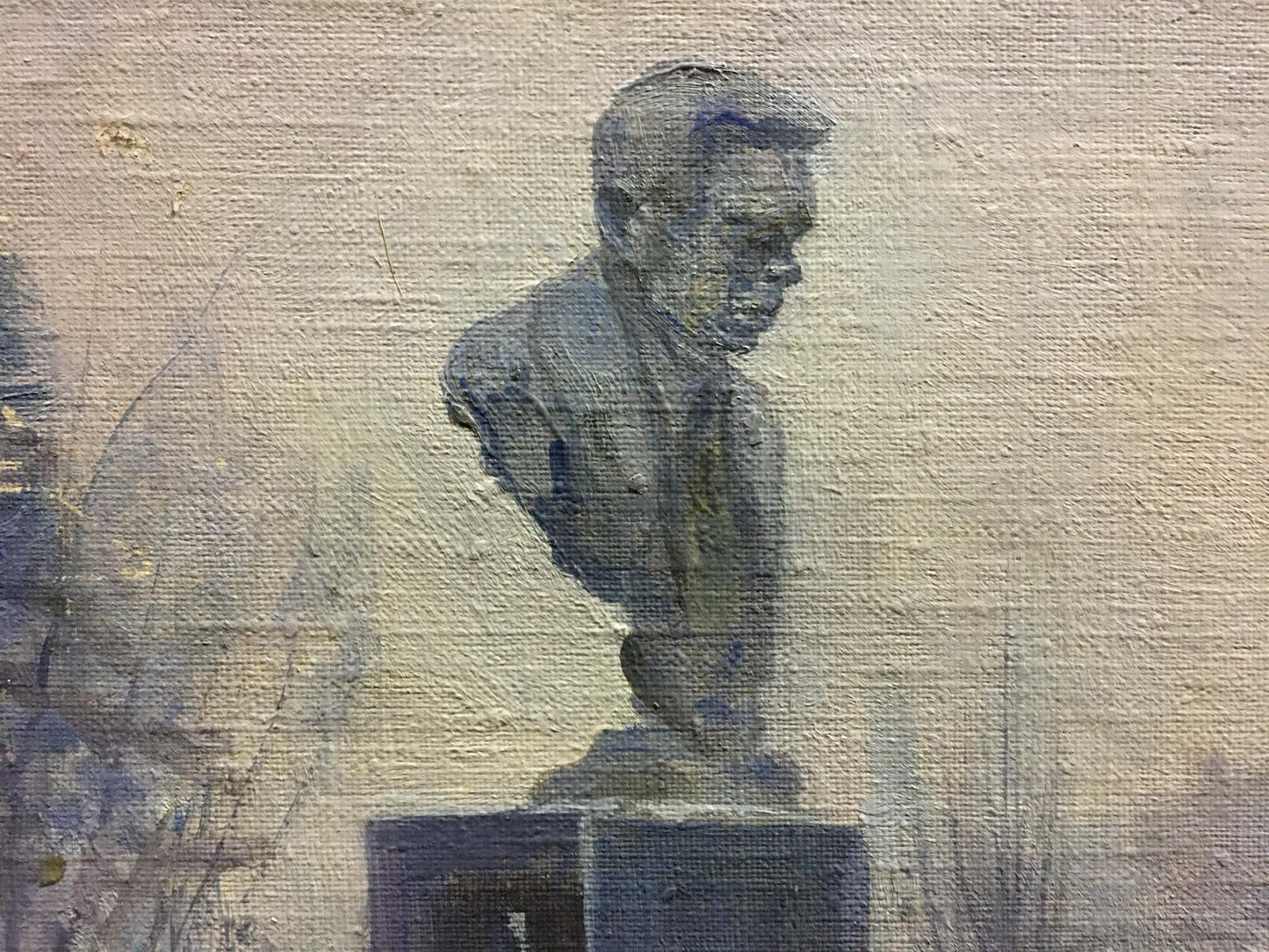 Oil painting Monument to the Bogomolets Konovalyuk Fedor Zotikovich
