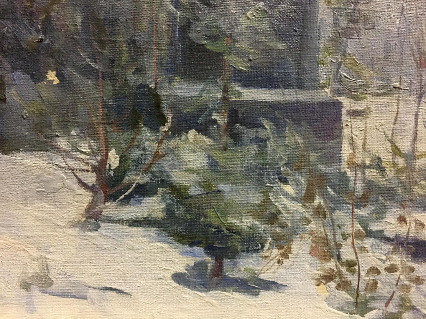 Oil painting Monument to the Bogomolets Konovalyuk Fedor Zotikovich