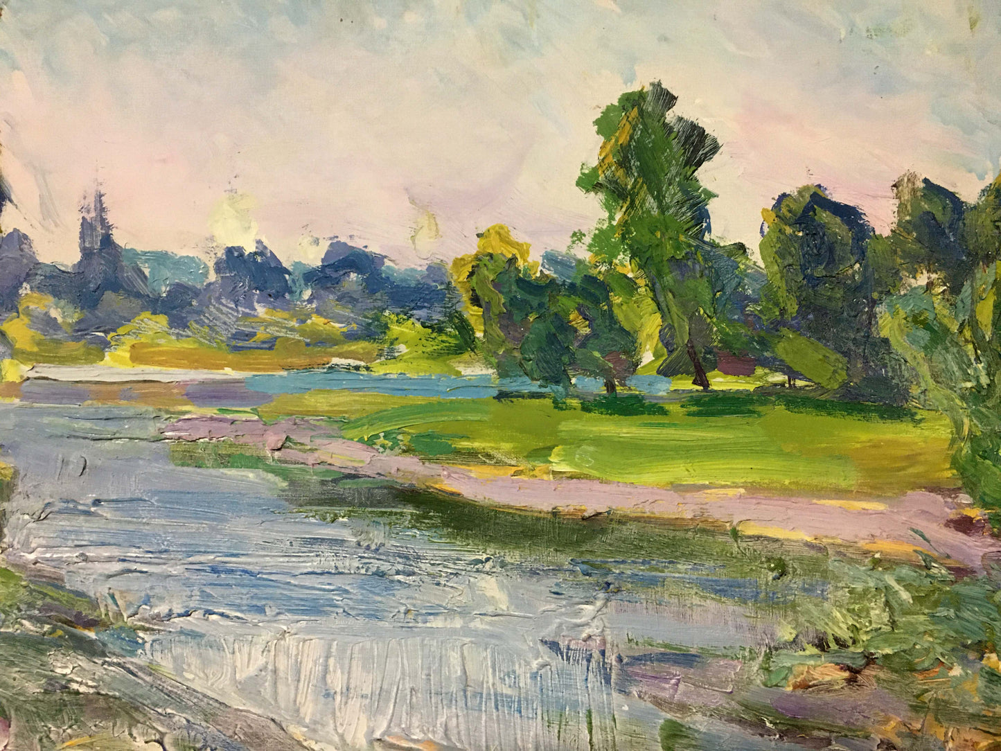 Oil painting Summer morning Glushchenko Alexander Nikolaevich