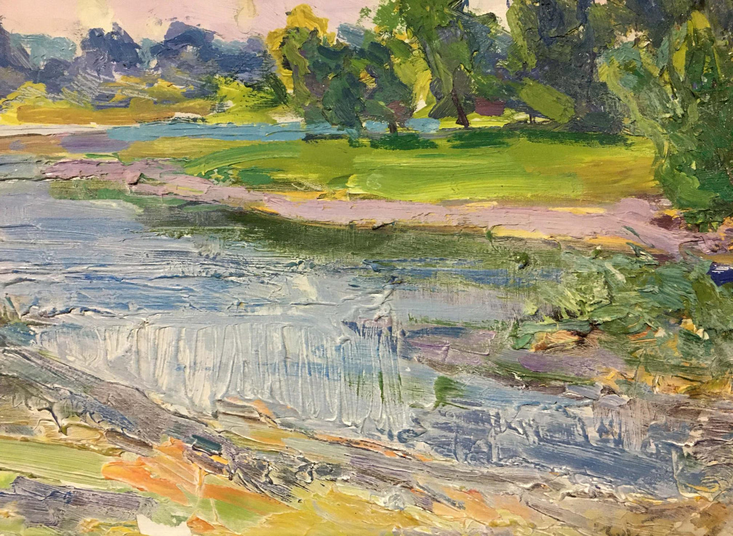 Oil painting Summer morning Glushchenko Alexander Nikolaevich