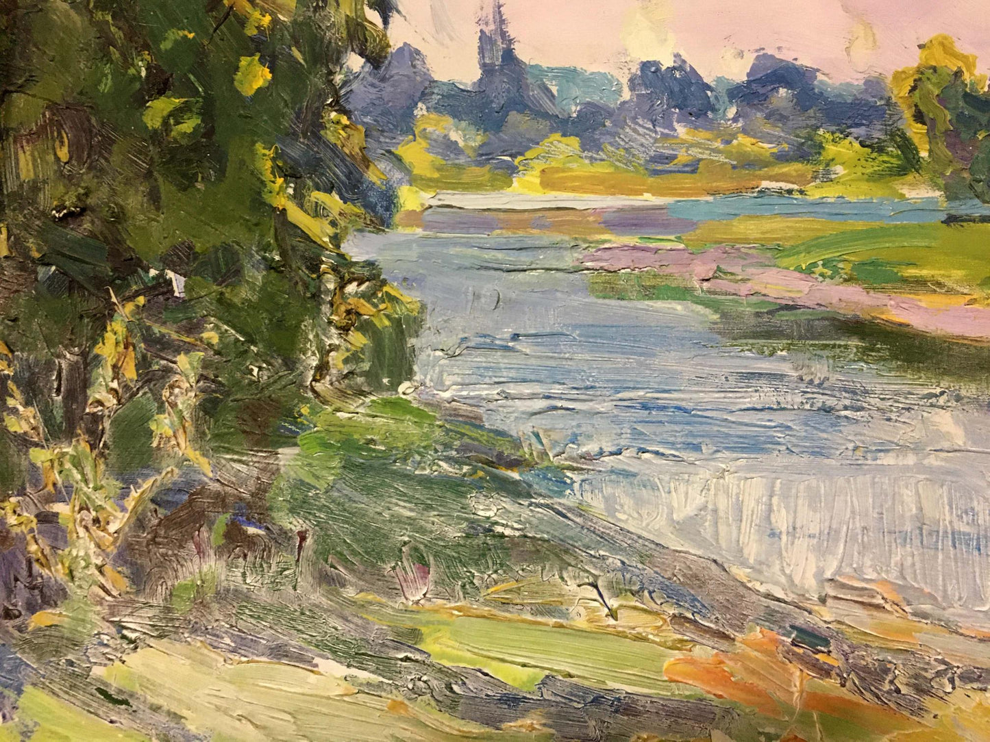 Oil painting Summer morning Glushchenko Alexander Nikolaevich
