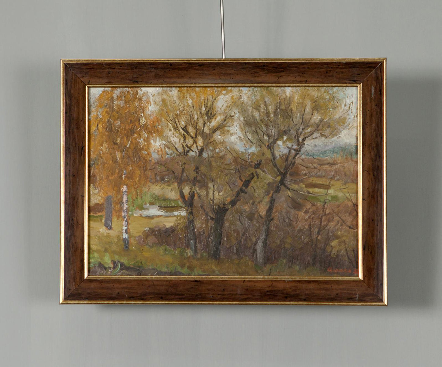 Autumn Painting by Soviet artist Ivan Tsyupka