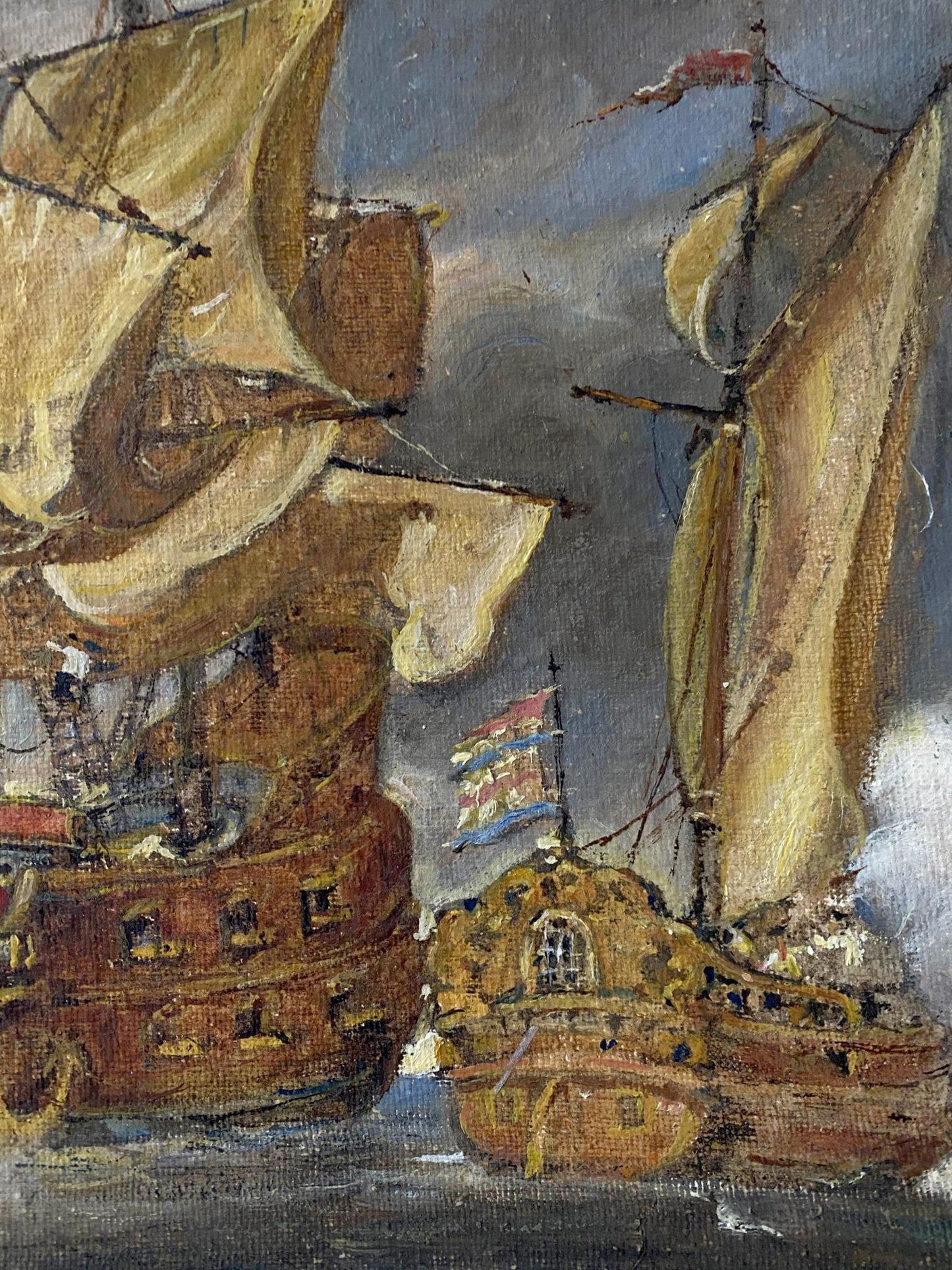 ships painting art