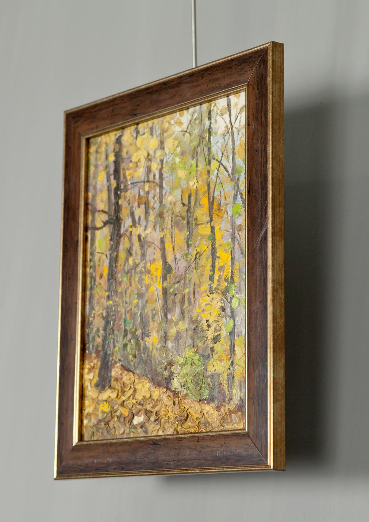 Autumn Landscape, Antique Painting Original