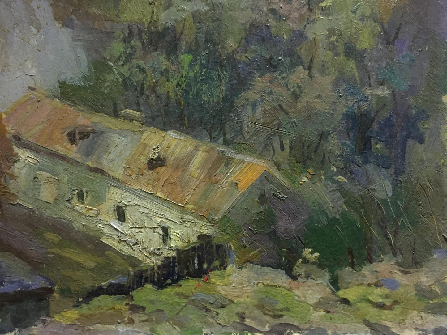 Oil painting Promenade Morozov Leonid Aleksandrovich