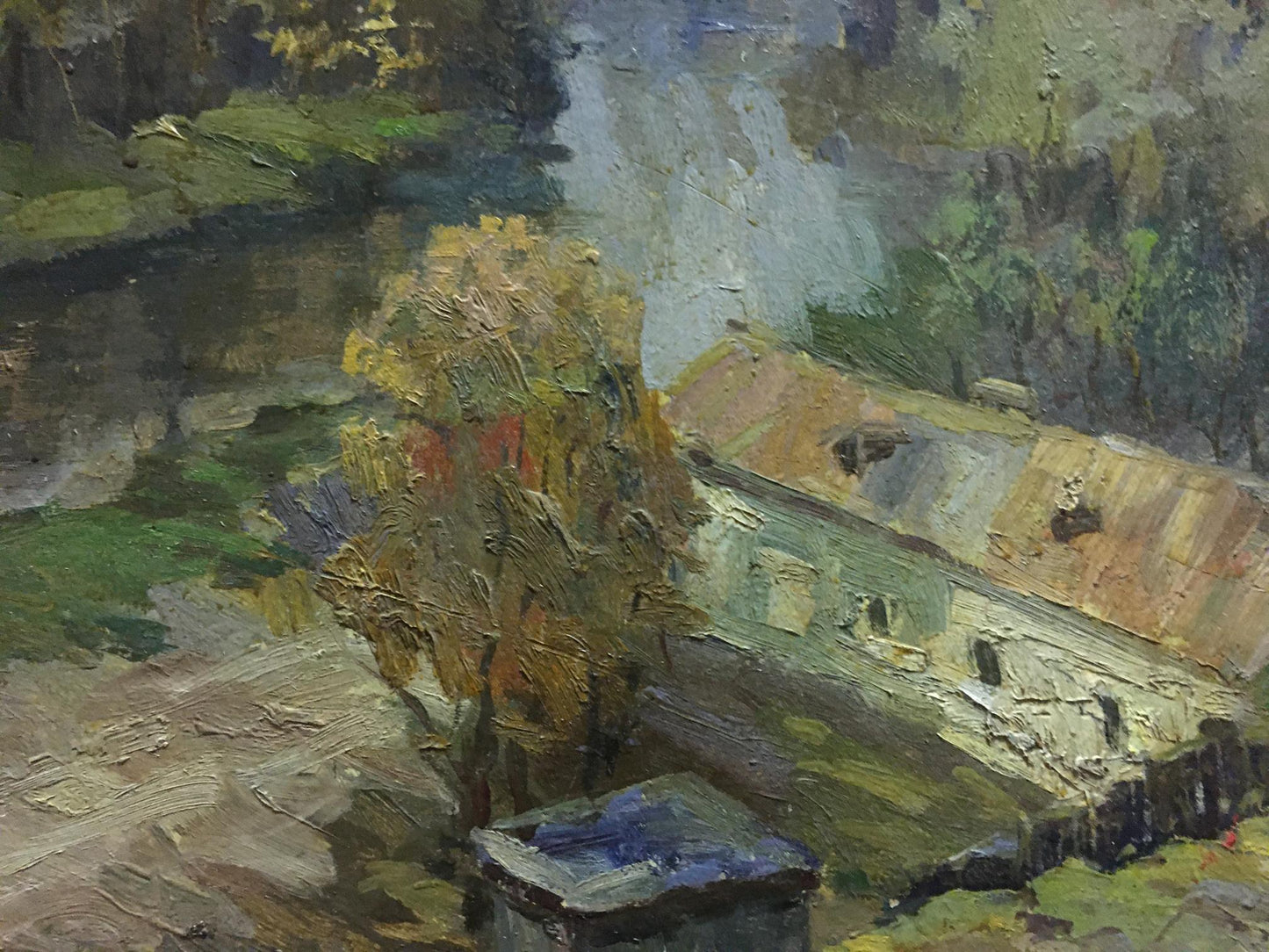 Oil painting Promenade Morozov Leonid Aleksandrovich
