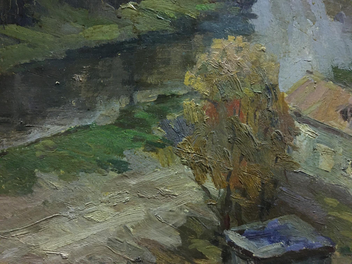 Oil painting Promenade Morozov Leonid Aleksandrovich