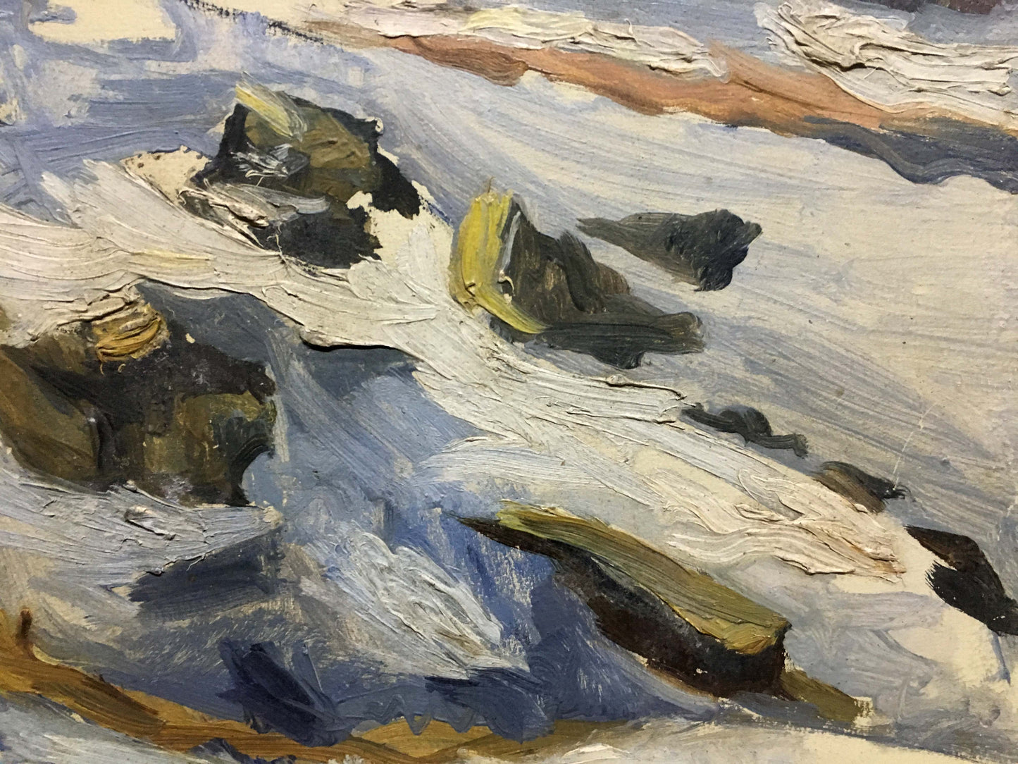 Winter landscape oil painting Kolesnik Vladimir Artemyevich