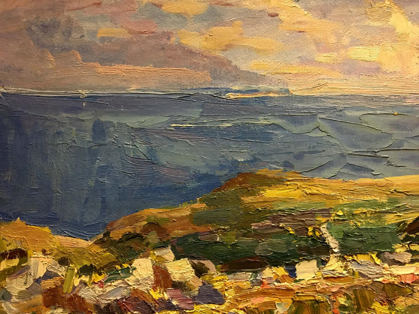 Oil painting Mountain landscape Shapovalov Sergey Gavrilovich