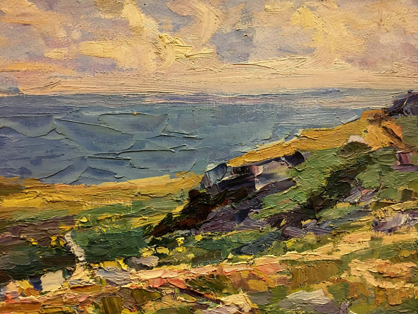 Oil painting Mountain landscape Shapovalov Sergey Gavrilovich
