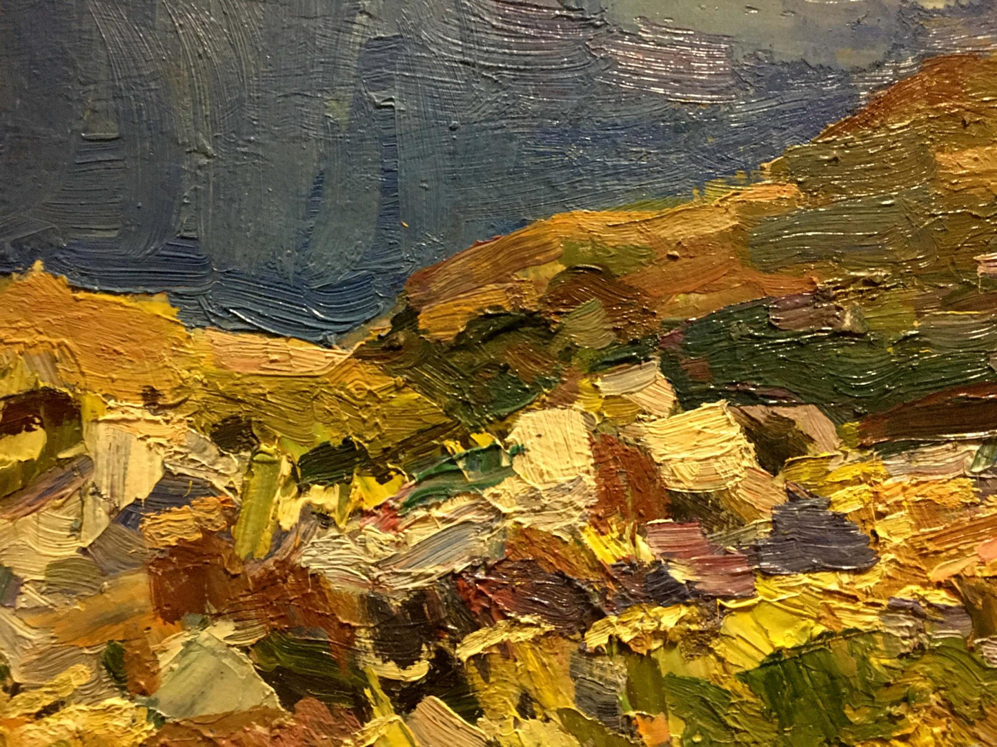 Oil painting Mountain landscape Shapovalov Sergey Gavrilovich