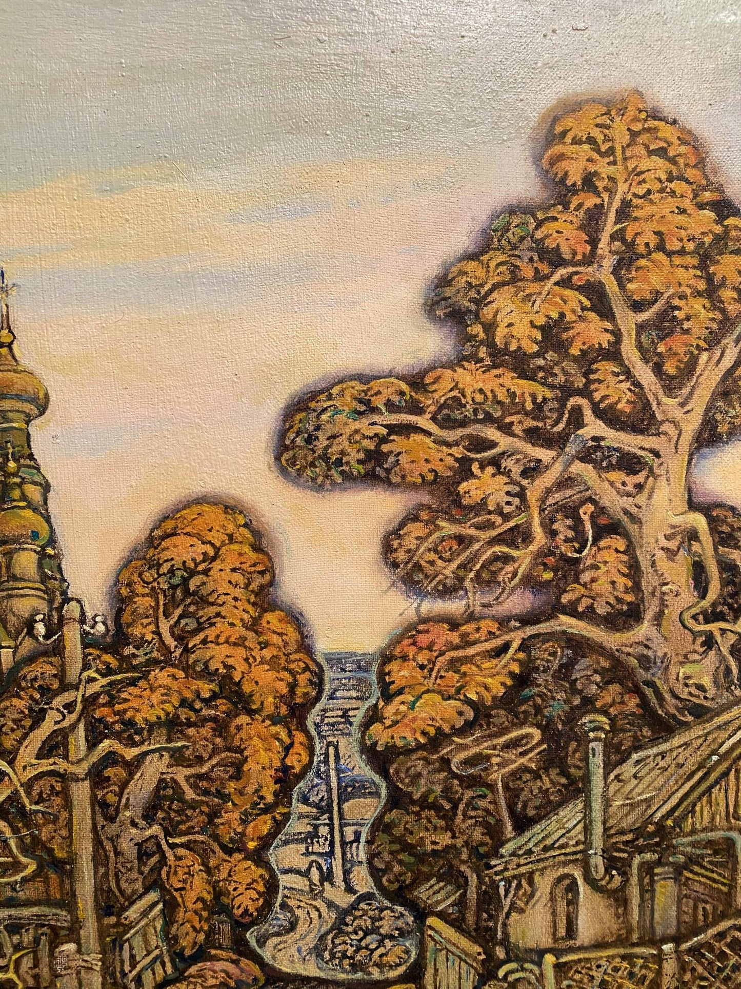 Oil painting Autumn, province Litvinov Oleg Arkad'yevich