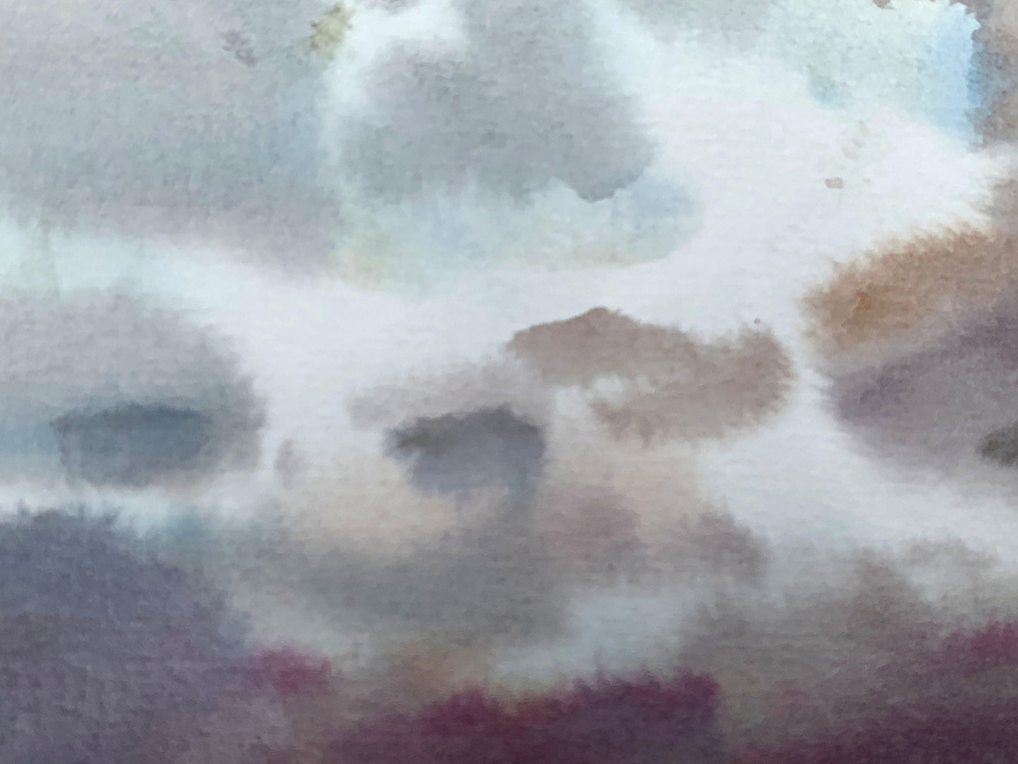 Watercolor painting Storms Viktor Mikhailichenko