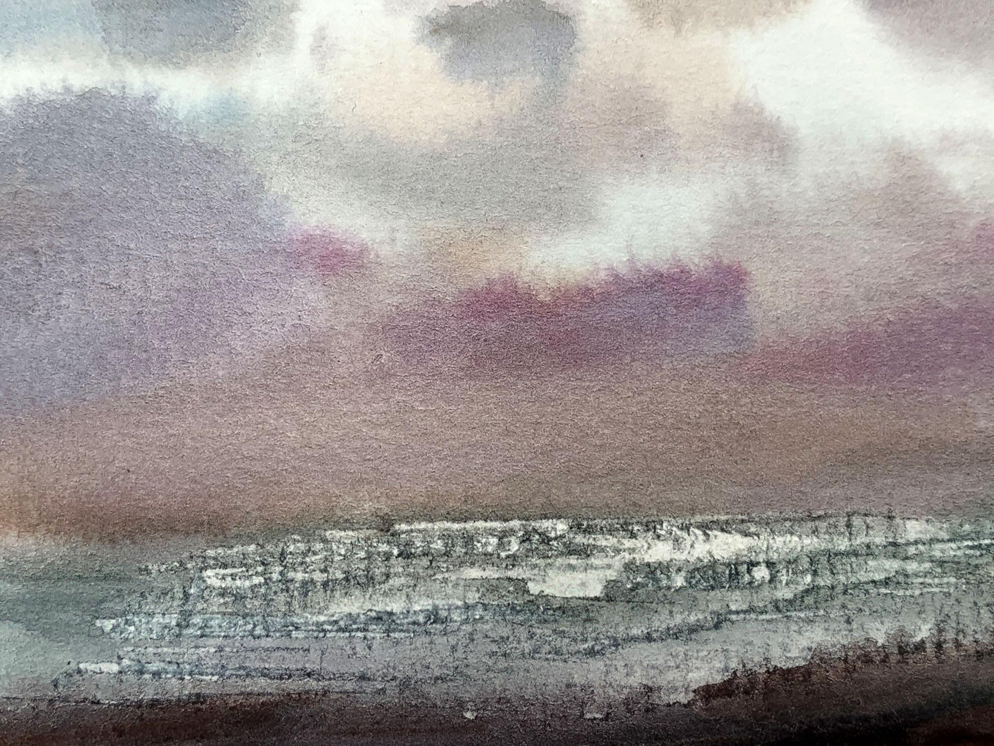 Watercolor painting Storms Viktor Mikhailichenko