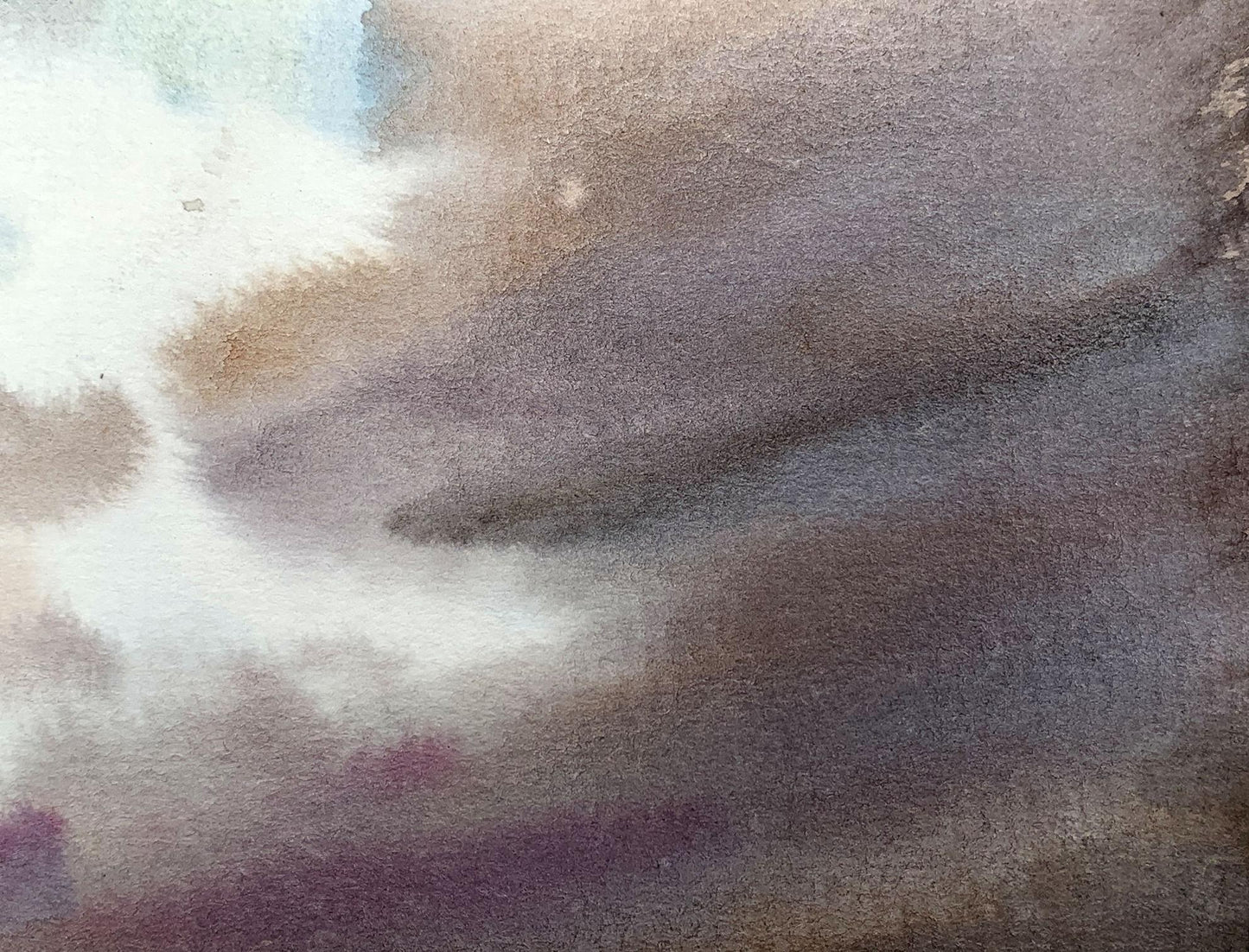 Watercolor painting Storms Viktor Mikhailichenko