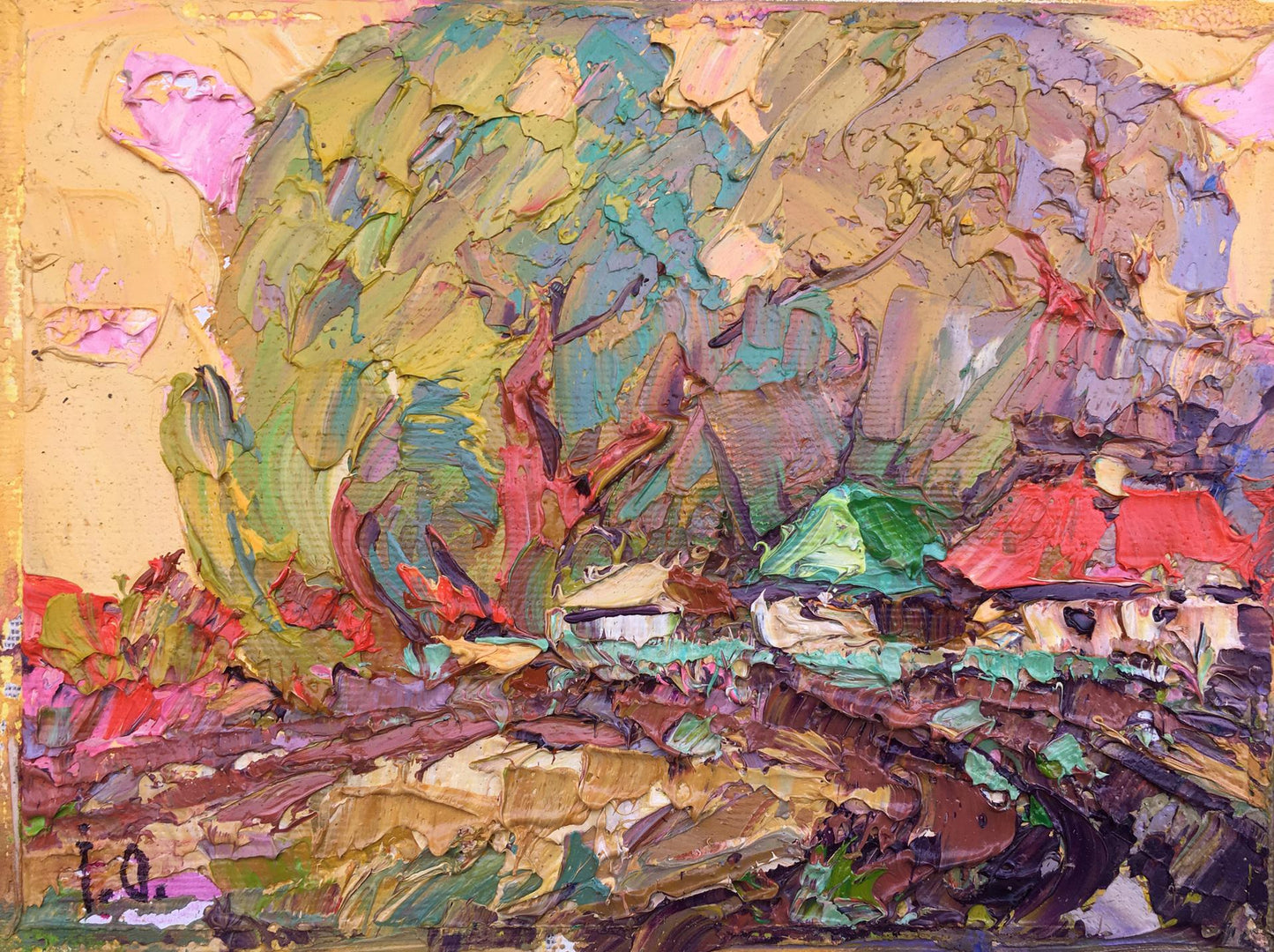 Oil painting Autumn day Ivanyuk Alex