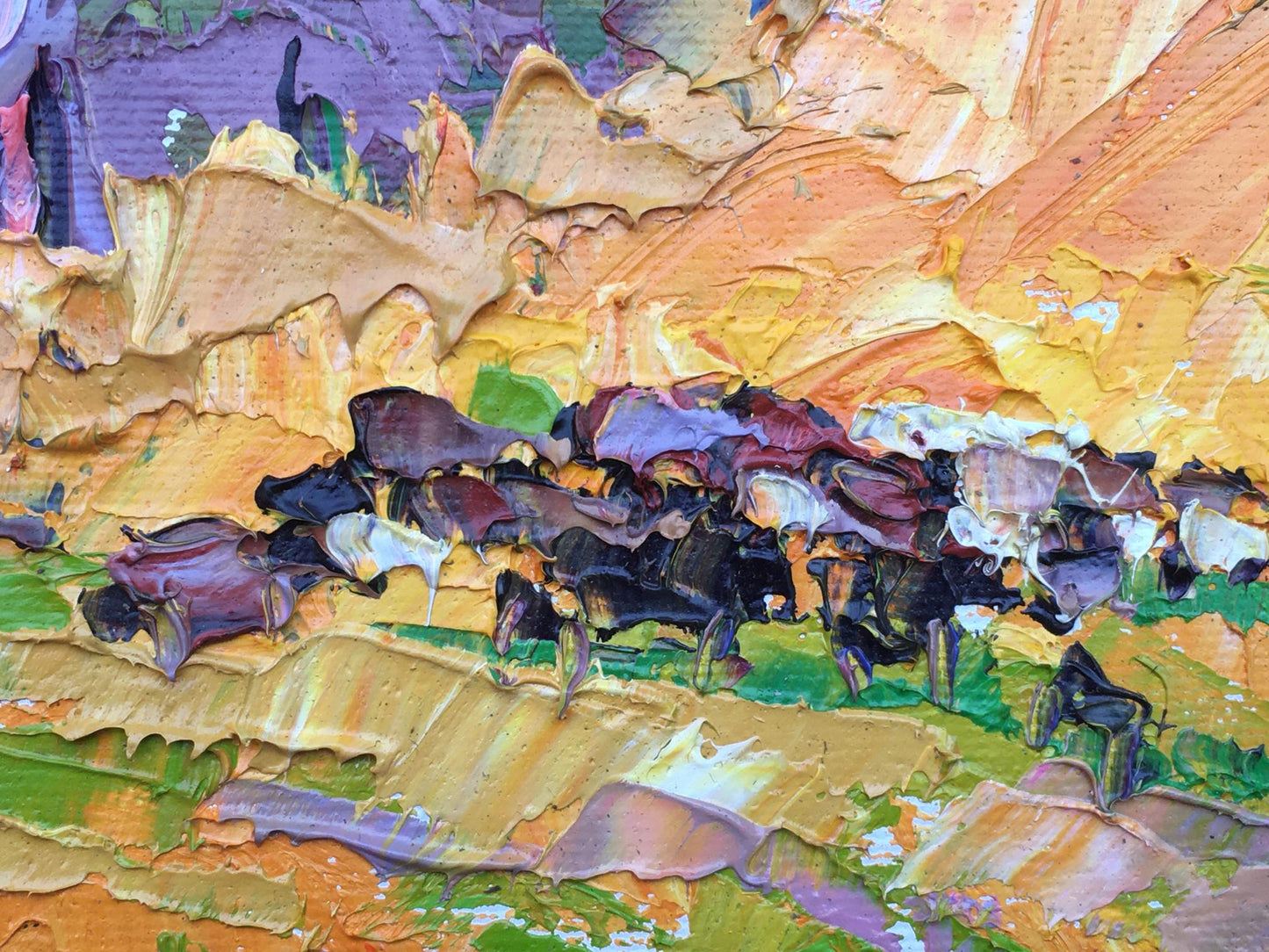 Village landscape Art Autumn Landscape