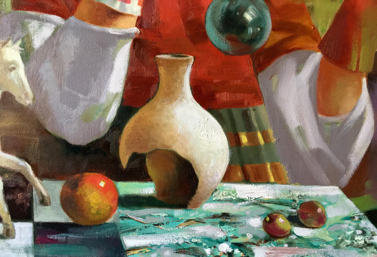 oil painting still life