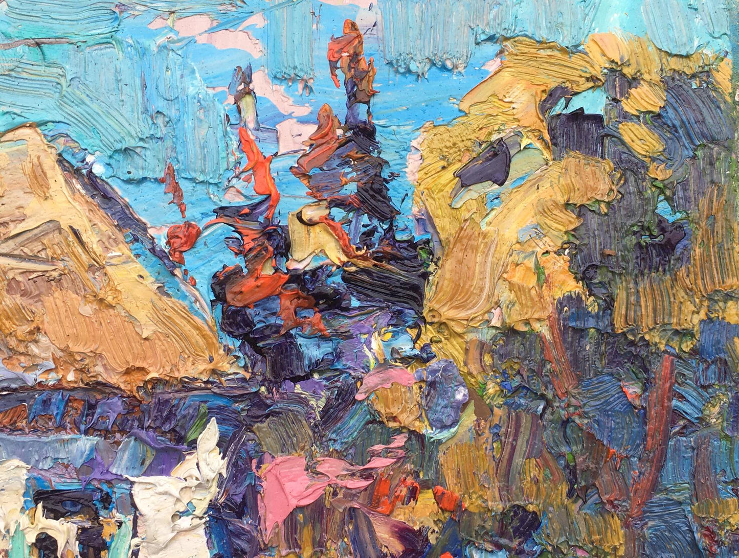 Oil painting Spring