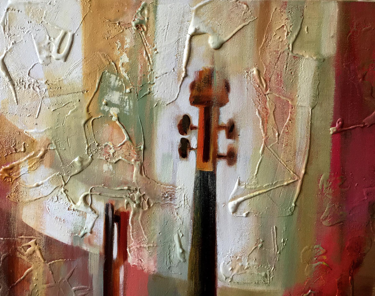 Abstract oil painting Sonic Impression Anatoly Tarabanov