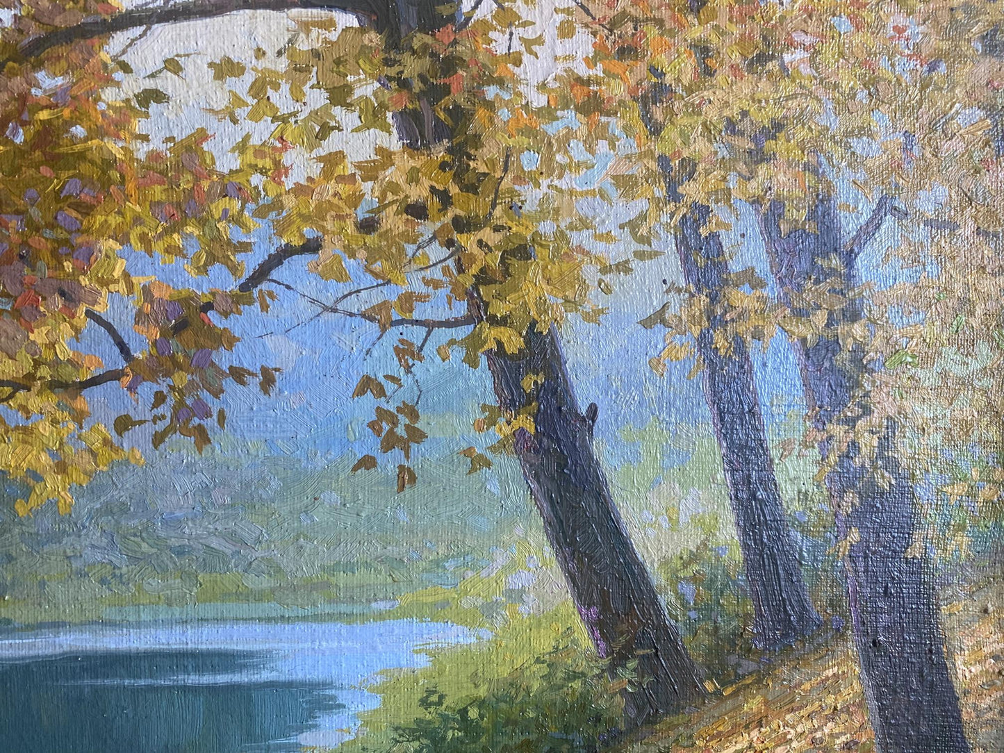 Oil painting Autumn Valentin Stepanovich Tereshenko